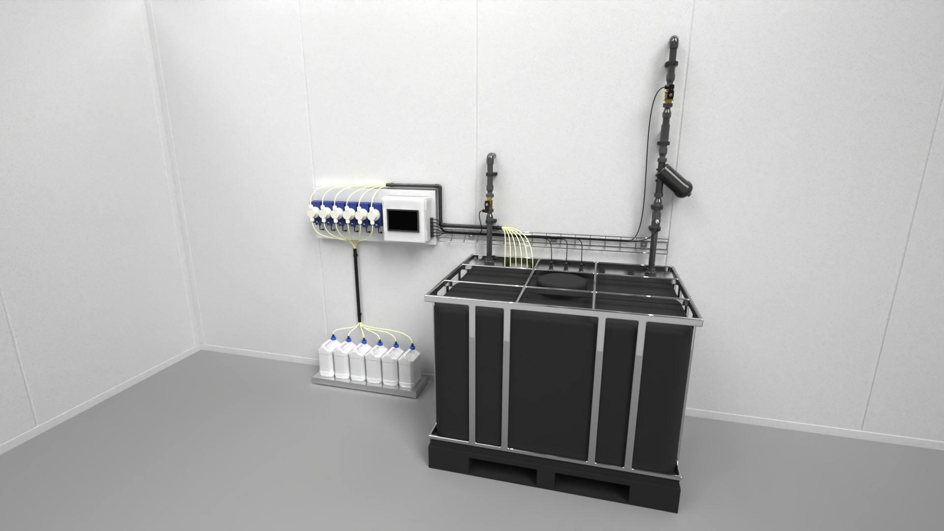 Orius' Mixmaster : High-precision automatic nutrient dosing and fertigation system